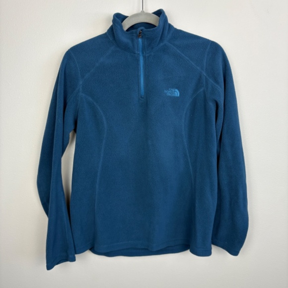 North Face Polartec Fleece Quarter Zip Pullover - Size Medium - Picture 5 of 5